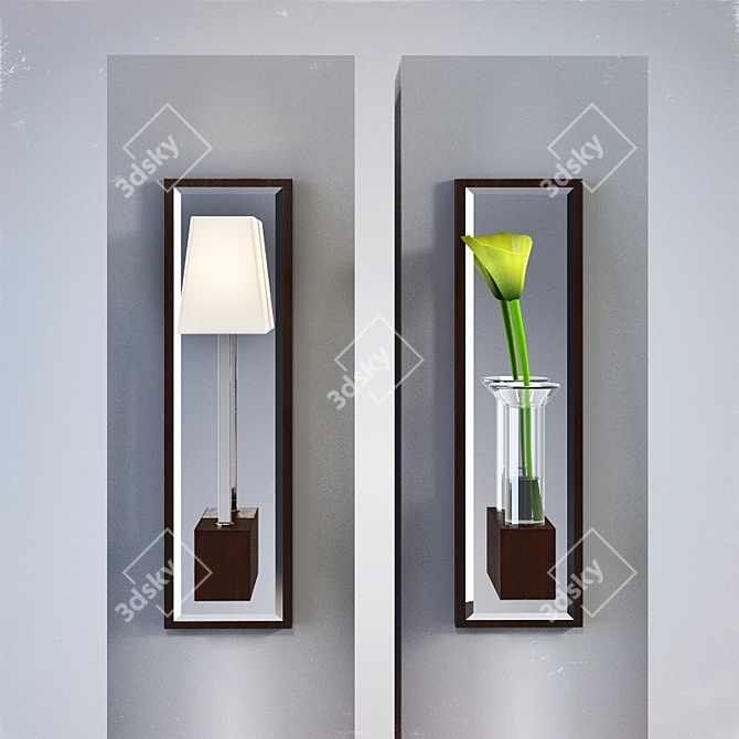 Contardi Lala AP Sconce Set 3D model image 1