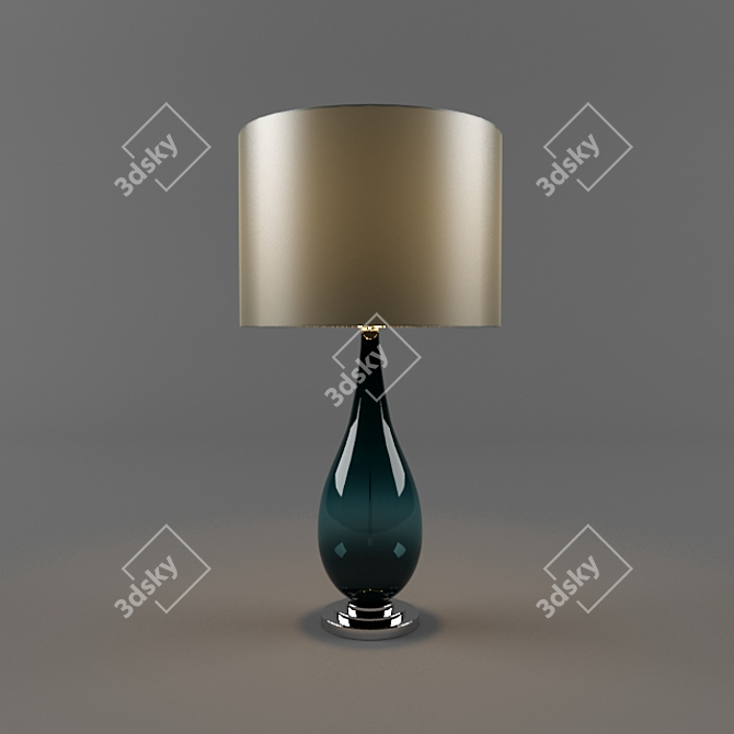 Chianti Petrol Lamp - Elegant Lighting 3D model image 1