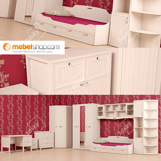 Sonata Intedi - Original Children's Furniture 3D model image 1