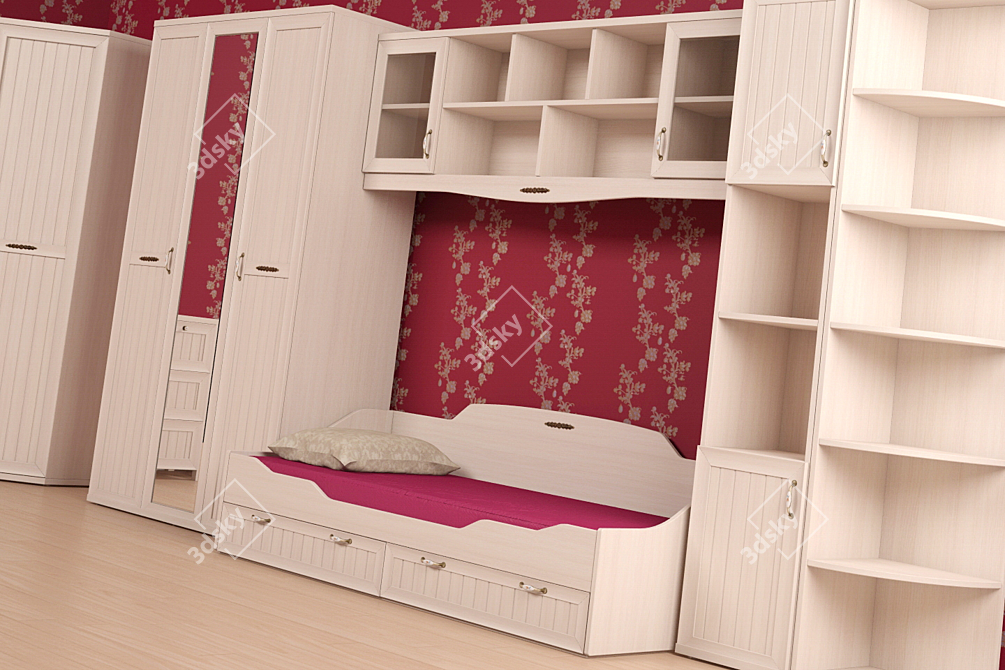 Sonata Intedi - Original Children's Furniture 3D model image 3