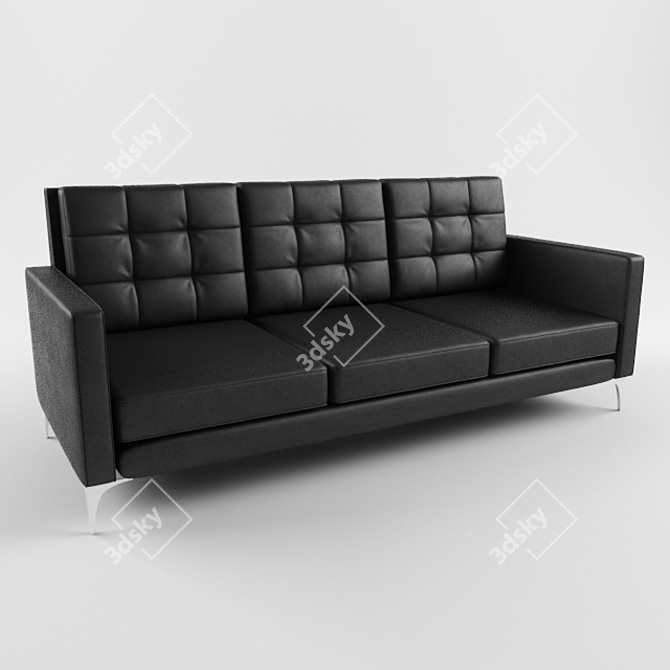 Urban Chic Modern Sofa 3D model image 1