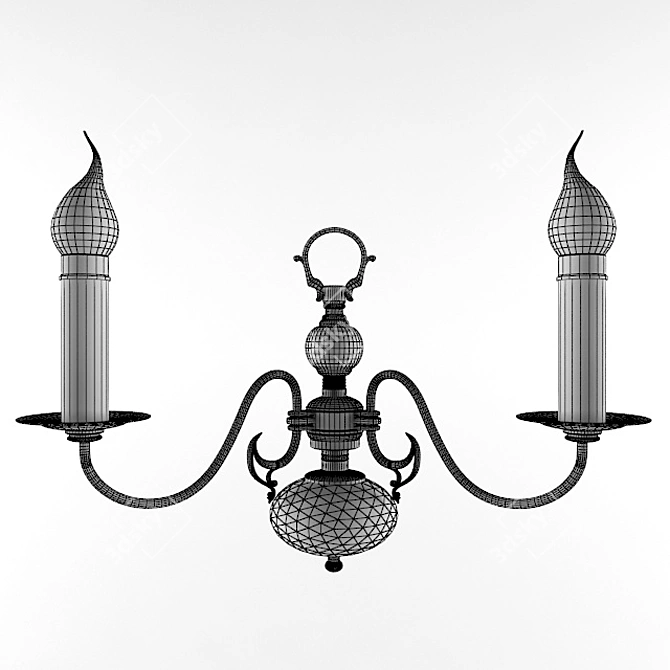 Title: Dutch Charm in Riperlamp 248N BJ 3D model image 2