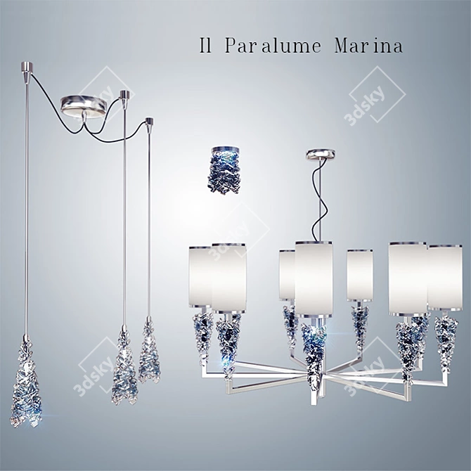 Illuminate Your Space with Il Paralume Marina 3D model image 1