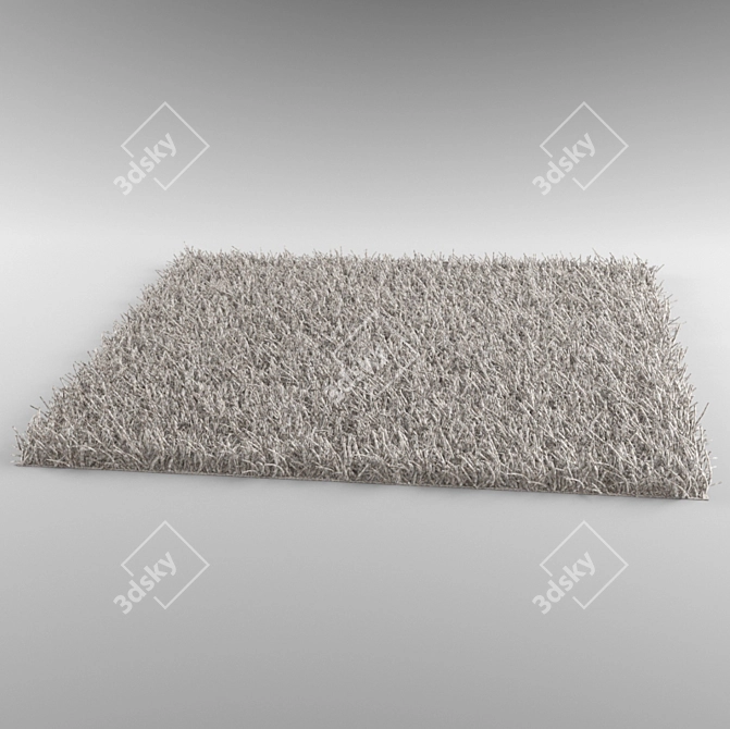 Plush Fbx Format Carpet 3D model image 1