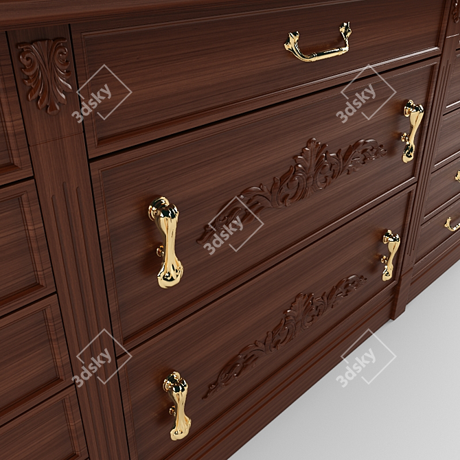 Title: Architect-designed Stand - Original Handles & Specially Reinforced 3D model image 2