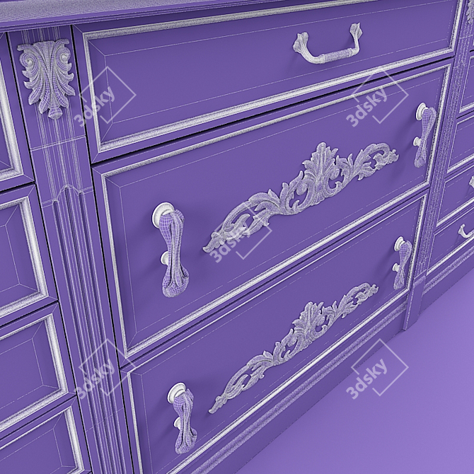 Title: Architect-designed Stand - Original Handles & Specially Reinforced 3D model image 3