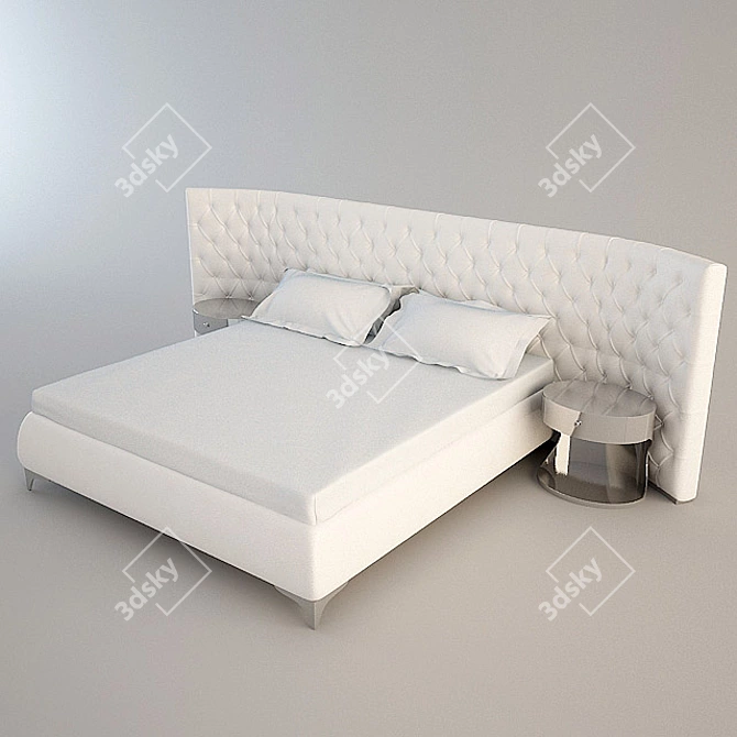 Luxury Visionnaire Bedroom Set 3D model image 1