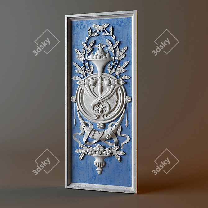 Classic Style Gypsum Panel 3D model image 1