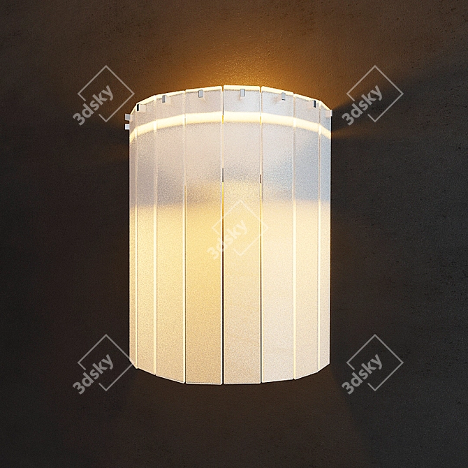 Elegant Masiero Ottochente Wall Sconce 3D model image 1