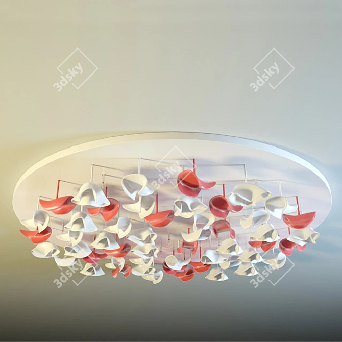 Brille Modern Pendant Light 3D model image 1