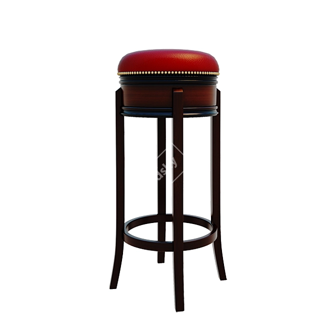 Timeless Stool: Elegant and Functional 3D model image 1