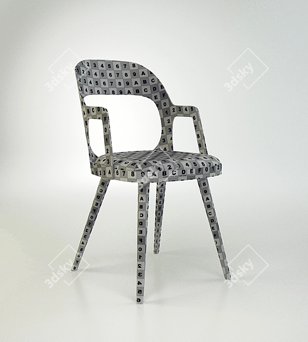 Elegant Colibri Chair: A Markus Johansson Design 3D model image 2