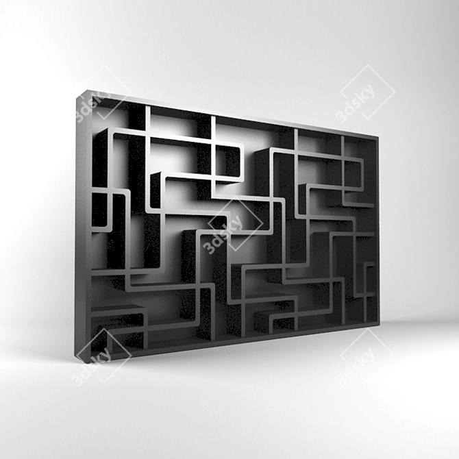 Sleek Shelf 3D model image 1