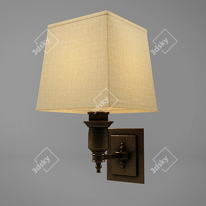 Elegant Eichholtz Lexington Lamp 3D model image 1