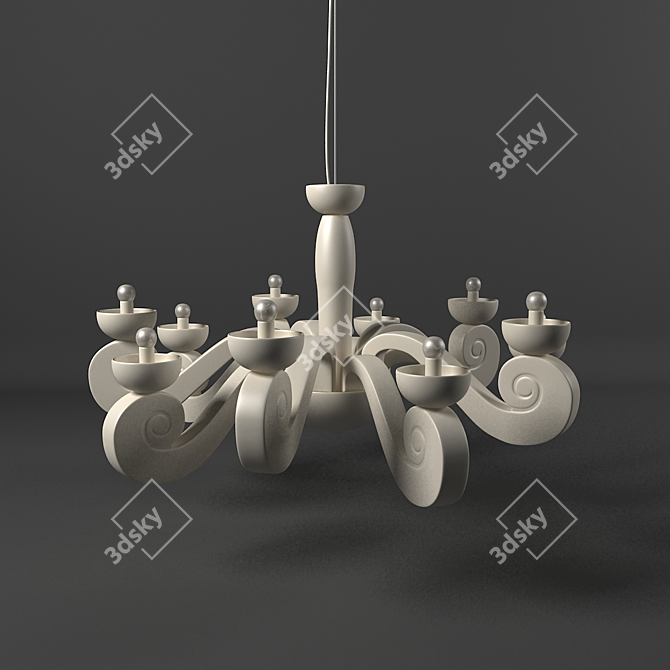 Elegance in Light: Lyustra 3D model image 1