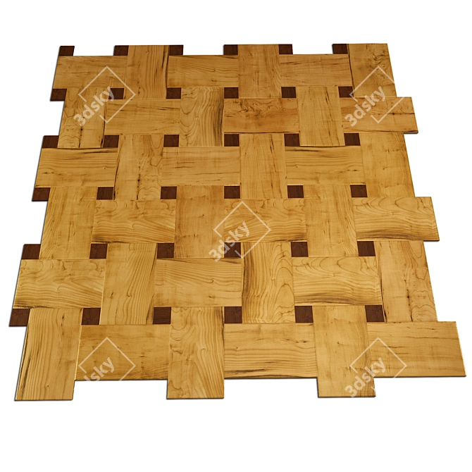 Artistic Parquet 3D model image 1