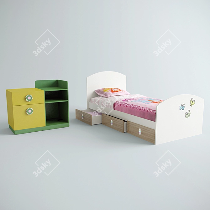 Wingy WY-1600: Transform Your Bed 3D model image 3