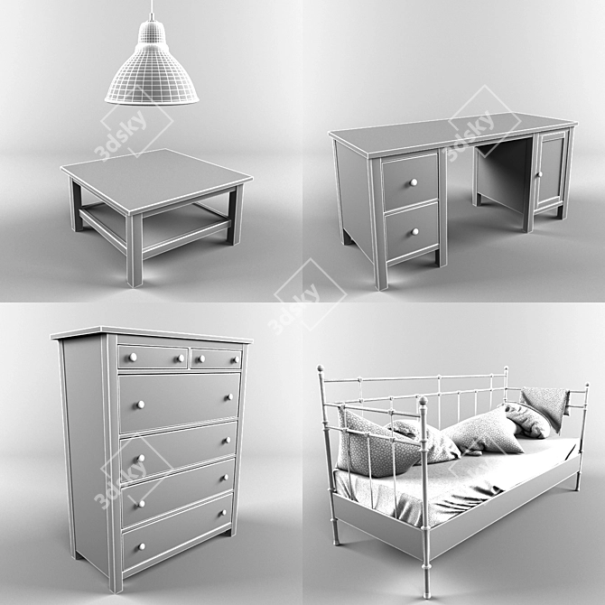 IKEA Furniture Collection: 3D Models 3D model image 2