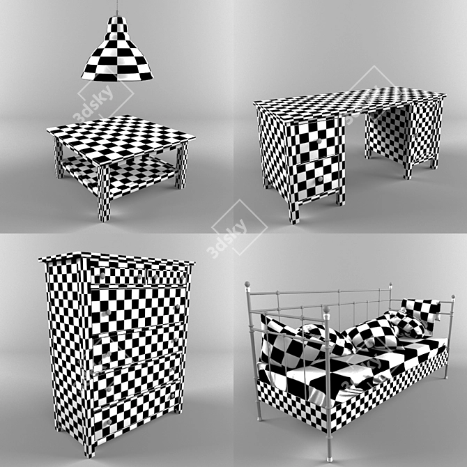 IKEA Furniture Collection: 3D Models 3D model image 3
