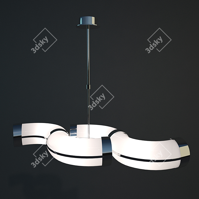 Guss Ceiling 0650: Sleek and Stylish Illumination 3D model image 1