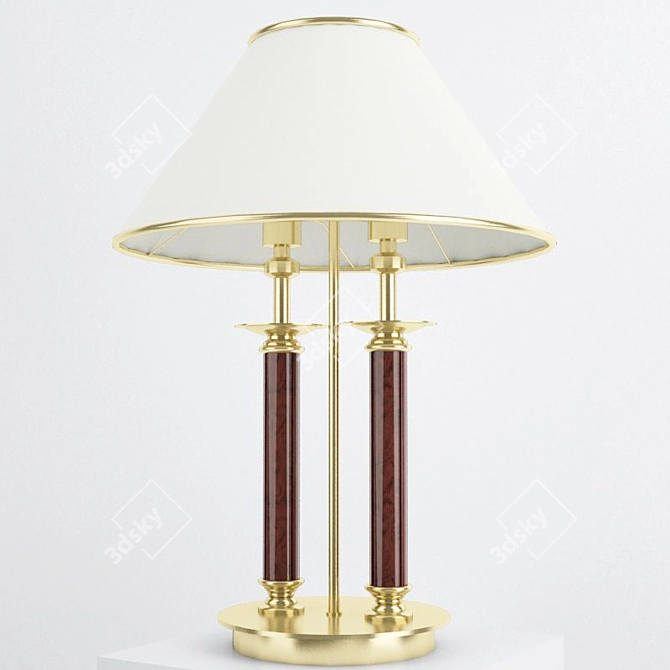 Modern Belgian Table Lamp 3D model image 1