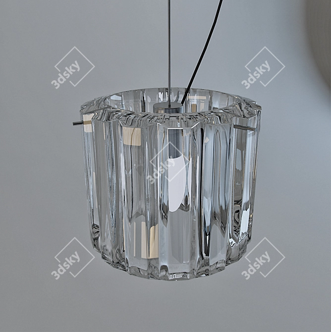 Elegant Charlotte Pendant Light 3D model image 2