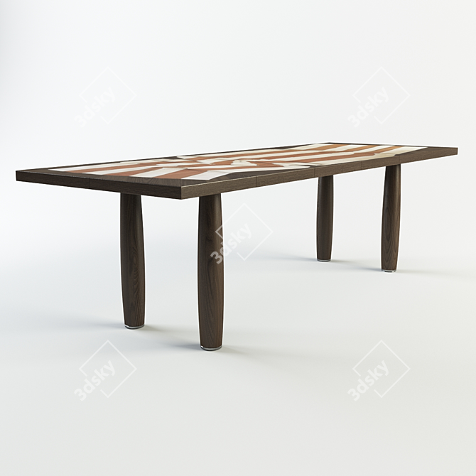 Elegant Draenert ARKADIEN Table 3D model image 3