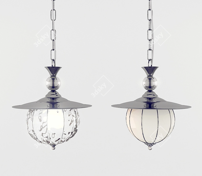 Elegant Arte Lamp VENICE Pendant 3D model image 1