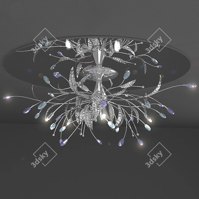 Kolarz Chandelier with Mirror Base 3D model image 1