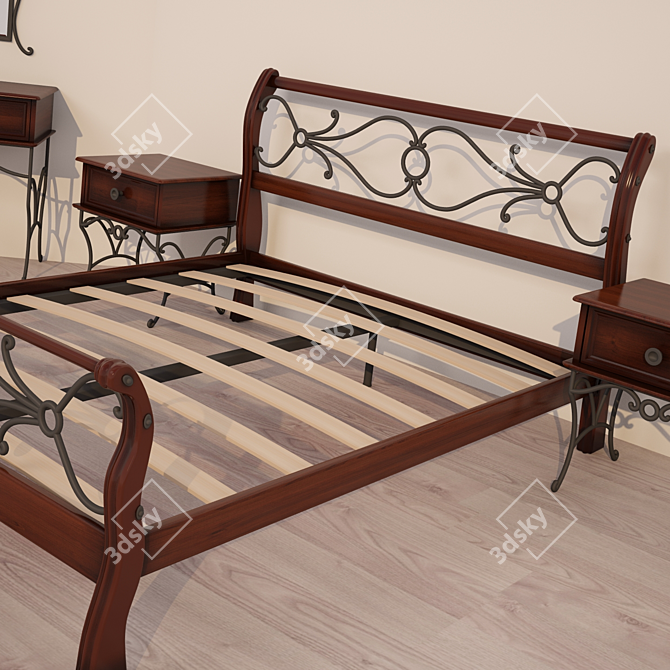 Malaysian Bedroom Furniture | Stylish and High-Quality 3D model image 3