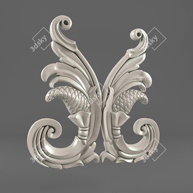 UZOR Classic: Timeless Elegance 3D model image 1