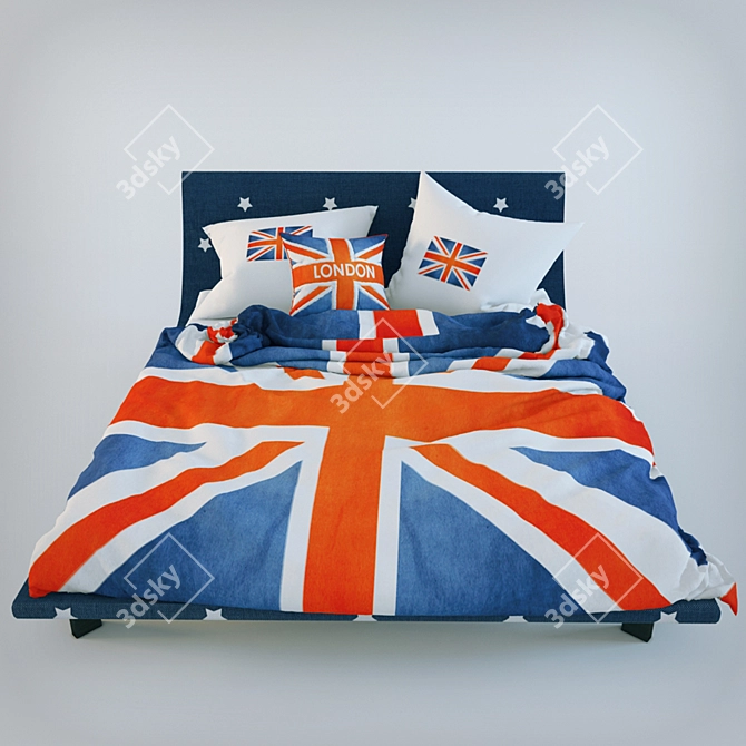 British Dream Bed 3D model image 3