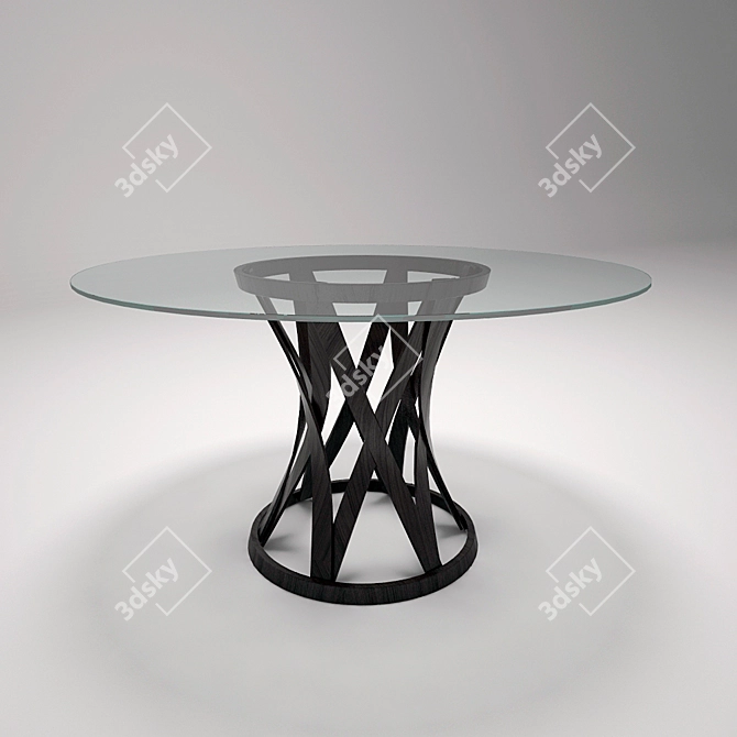 Erupting Designer Table 836TC 3D model image 1