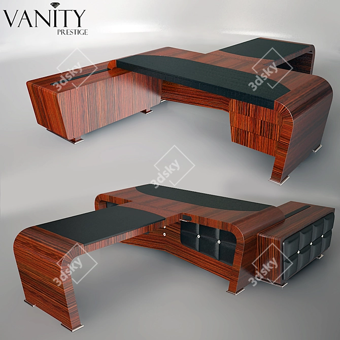 Executive Elegance - Italian Office Furniture 3D model image 1