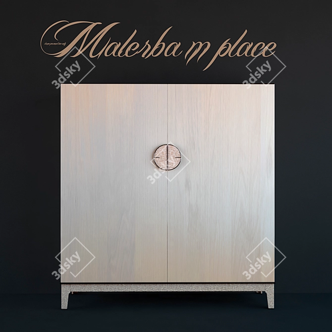 Malerba M Place Wardrobe - Modern Elegance for Your Home 3D model image 1