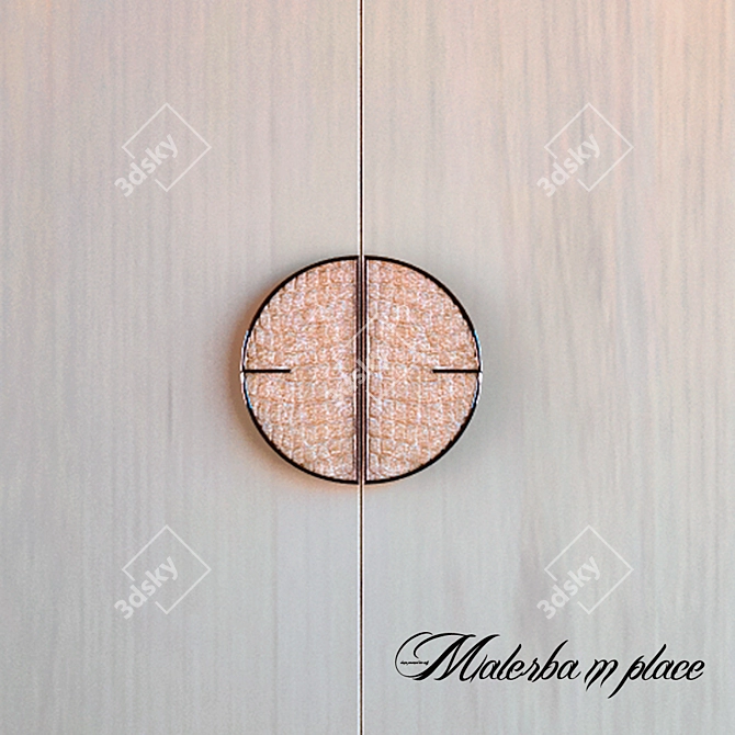 Malerba M Place Wardrobe - Modern Elegance for Your Home 3D model image 2