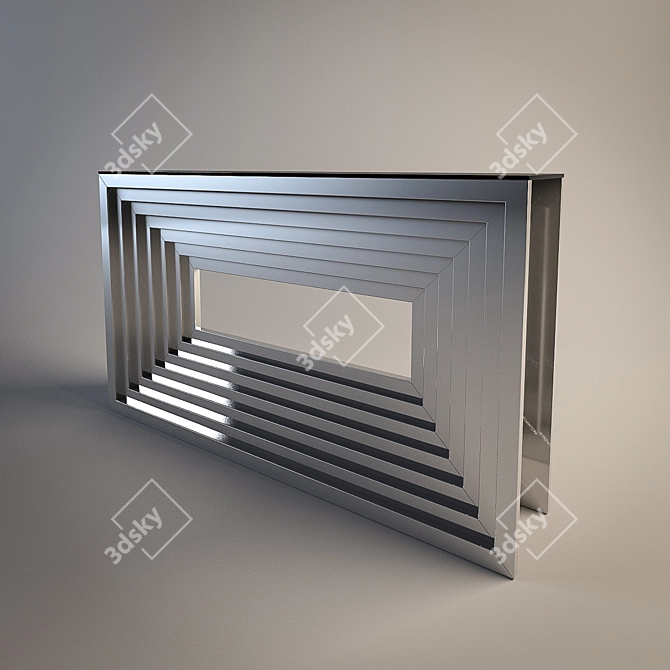 Elegant Domus Console Table 3D model image 1