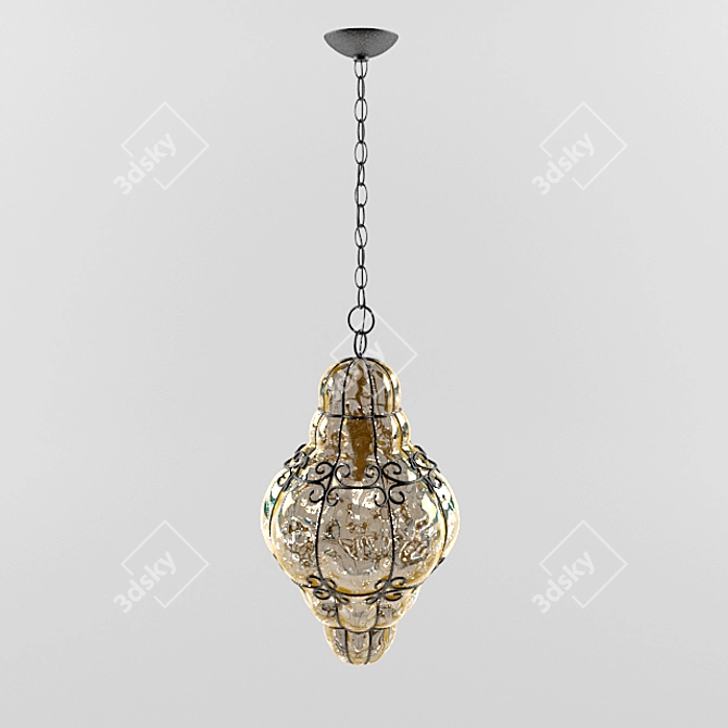 Sylcom Sinfonia: The Perfect Italian Chandelier 3D model image 1