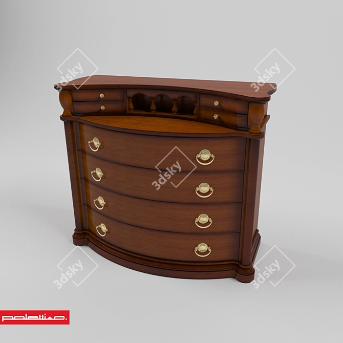 Amalfi Locker by Poletti 3D model image 1