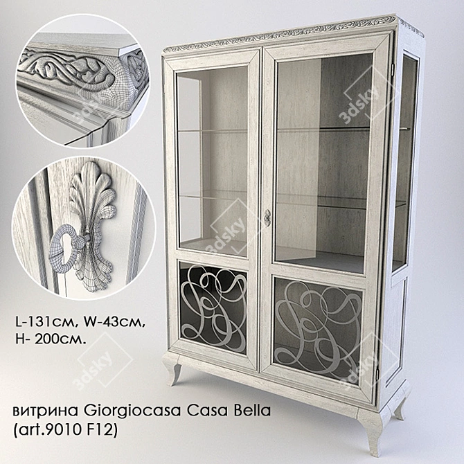 Elegant Giorgiocasa Casa Bella Showcase 3D model image 1