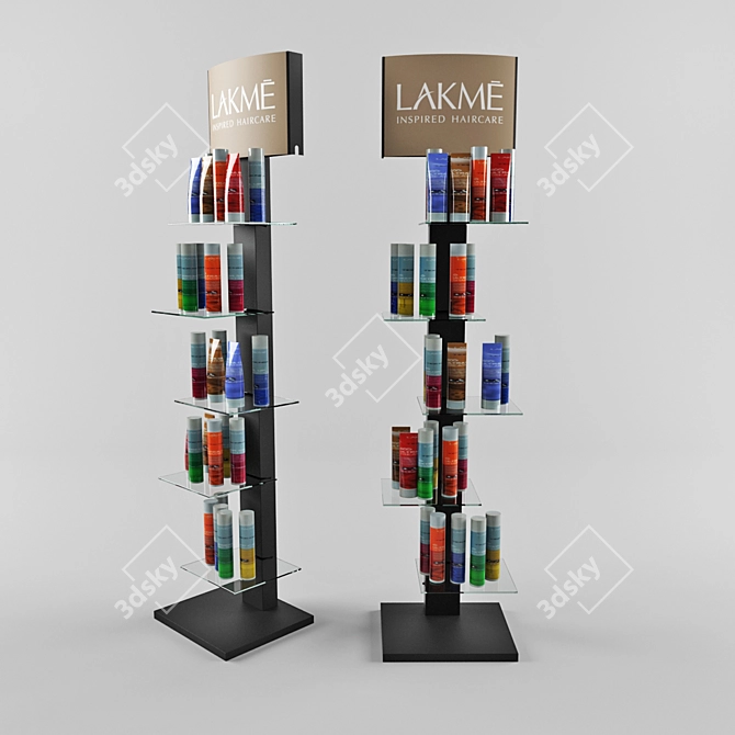 Lakme Cosmetic Stand 3D model image 1