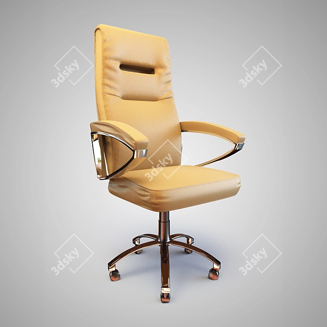 ErgoMax Office Chair 3D model image 1