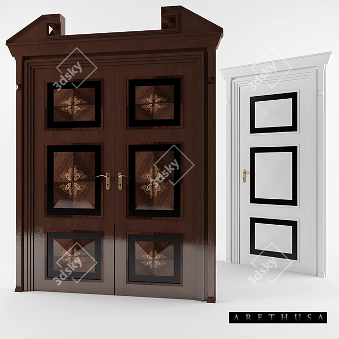 Elegant Italian Door: Xenia Arethusa 3D model image 2