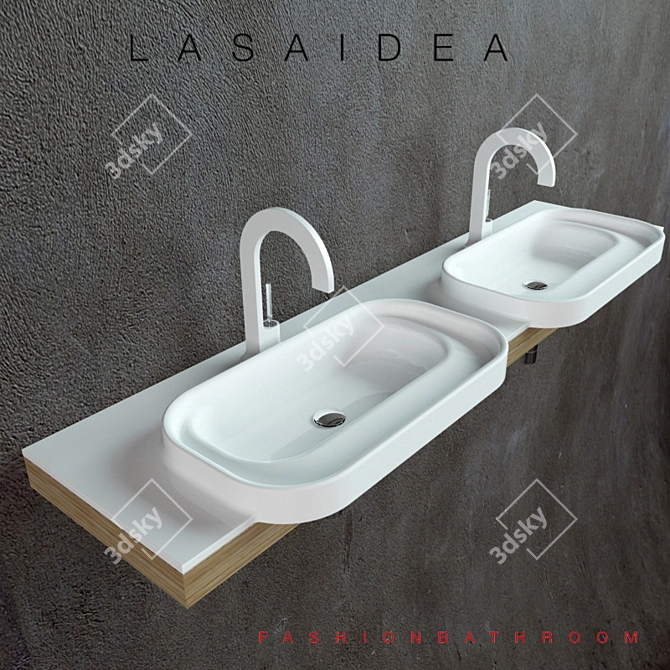 Washbasin Lasa Idea / Metropolis 3D model image 1