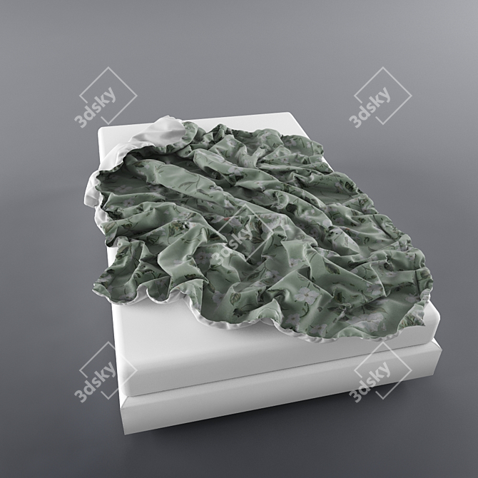 Cozy Dream Blanket 3D model image 1