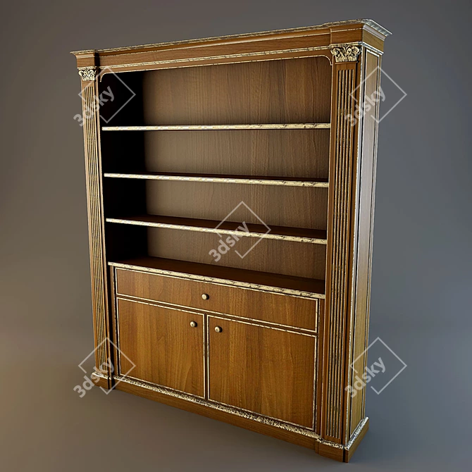 Artistic Bookcase SCAPPINI - 2232 3D model image 1