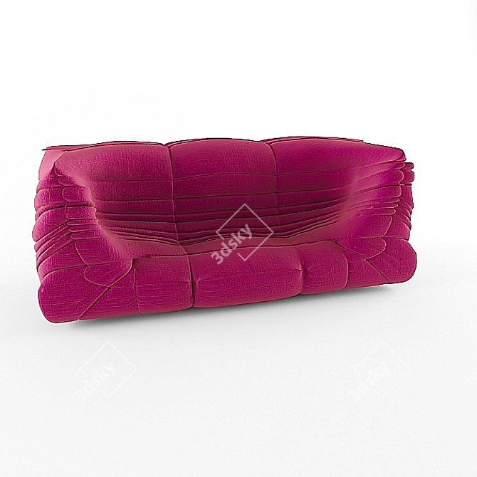 Cozy Modular Togo Sofa by Ligne Roset 3D model image 3