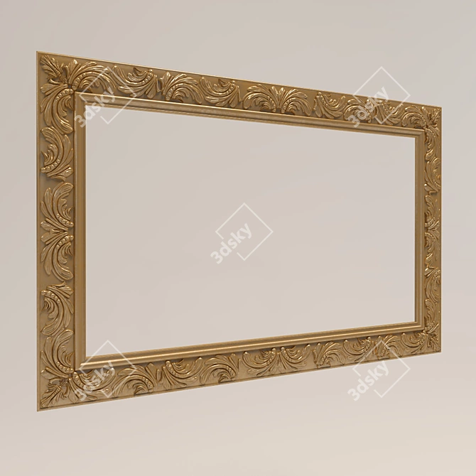 Elegant Picture Frame: Perfect for Display 3D model image 1