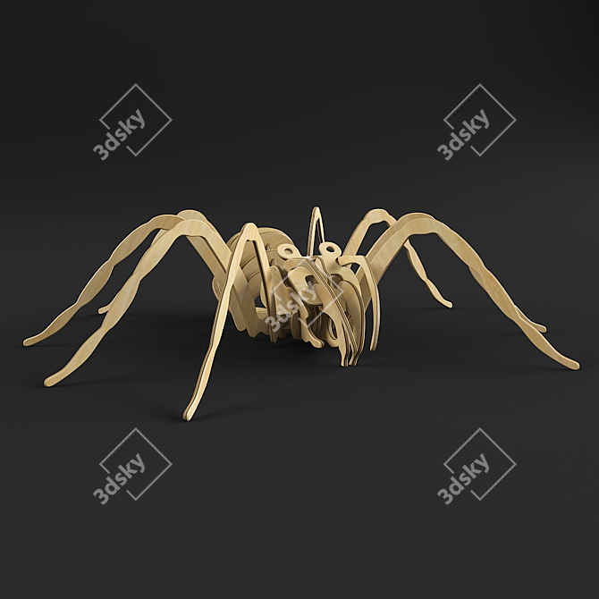 Wooden Spider Model Kit | 2011 & 2014 Versions 3D model image 1