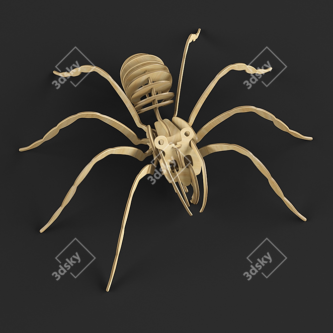 Wooden Spider Model Kit | 2011 & 2014 Versions 3D model image 2